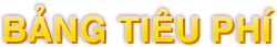 Bảng tiêu phí